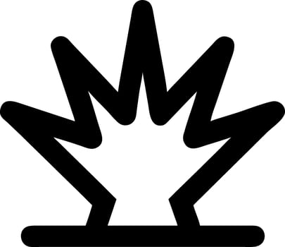 Modern Explosion Graphic Design vector