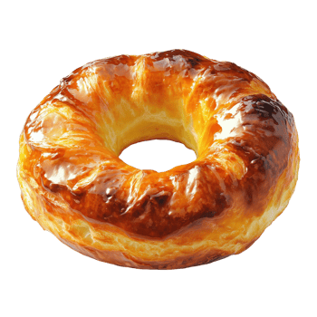 Rich and buttery Portuguese bolo de with a golden brown crust and soft texture png