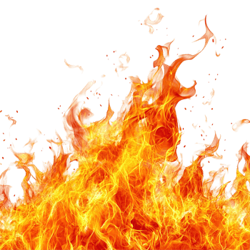 An intense and dynamic display of vibrant flames and heat png