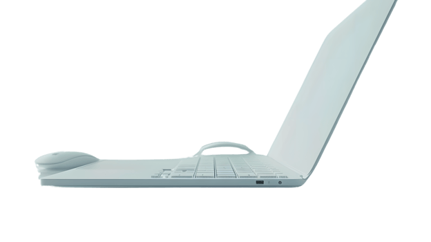 Modern Portable Computing Device with Integrated Mouse and Keyboard Design png