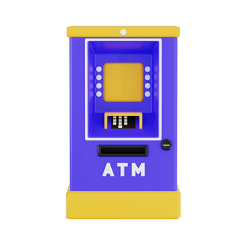 3D ATM Machine Icon png