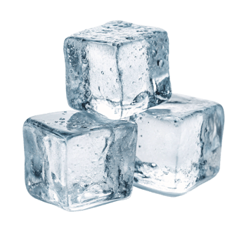 Crystal Clear Ice Cubes Stacked png