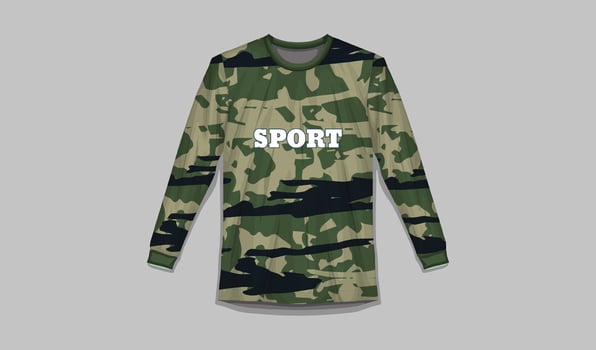 Combat-Ready Military Print Design vector