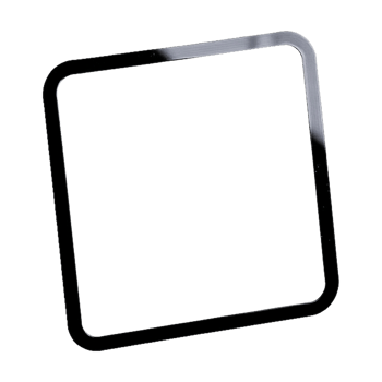square black frame on transparent background png