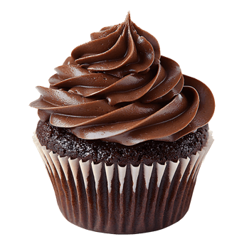 chocolate cupcake isolated on white background png