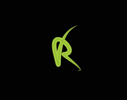 R Logo Branding Identity Corporate logo R design. vector