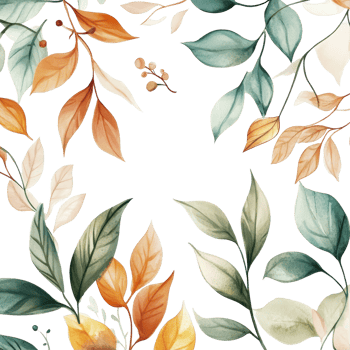 Watercolor leaves in vibrant colors on a transparent background showcasing natures beauty in autumn style, Coriander leaves isolated on transparent background png
