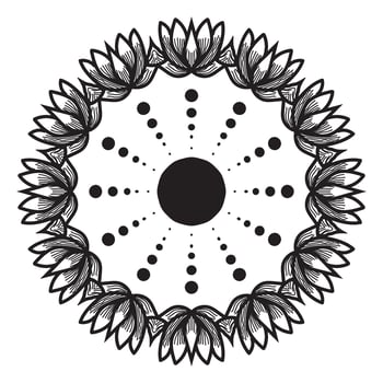 Beautiful mandala design vector