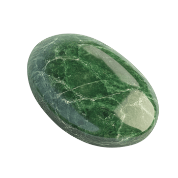Beautiful jade gemstone isolated on a clean transparent background showcasing its smooth surface and rich green hue, Jade Gemstone Isolated on transparent background png