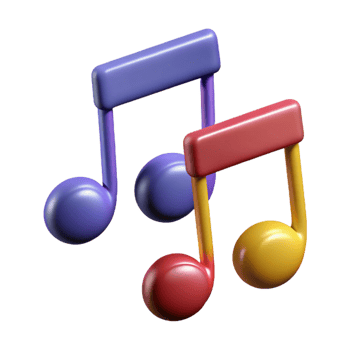 beautiful vintage Musical notes, professional png