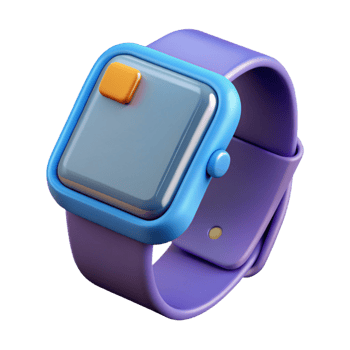 vibrant artistic Smartwatch with fitness tracker display exclusive png
