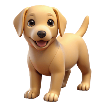 beautiful traditional A playful Labrador Retriever puppy, original png