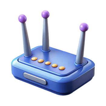 extraordinary rustic Wireless router with multiple antennas high quality png