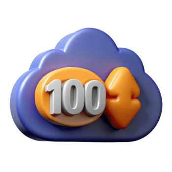 beautiful traditional Data cloud storage upload icon, 4K png