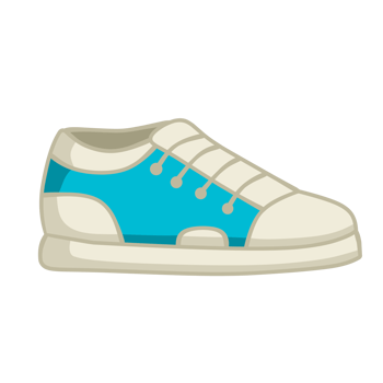 illustration sport shoes isolated png