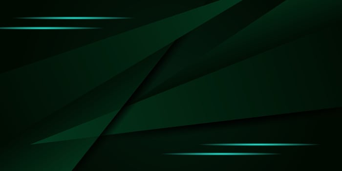 Abstract geometric dark green triangle themed overlapping background for graphic design. Eps10 vector