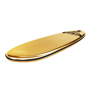 Golden Spoon on Transparent Background png