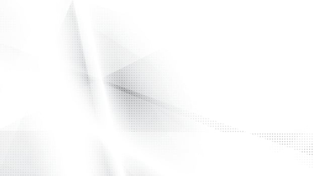 Abstract white and gray color, modern design stripes background with geometric shape and dot pattern vector