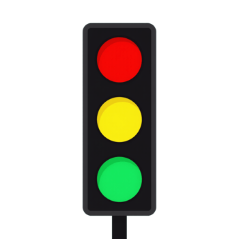 Traffic light minimalist design. png