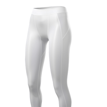 White Leggings Close Up Mockup With Transparent Background png
