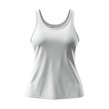 Women's Tank Top Mockup With Transparent Background png
