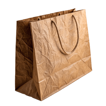 High quality brown paper bag png