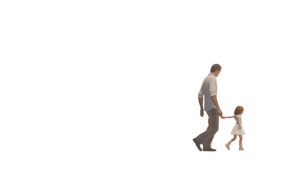 A parent and child walking hand in hand symbolizing family bonding and togetherness ideal for png