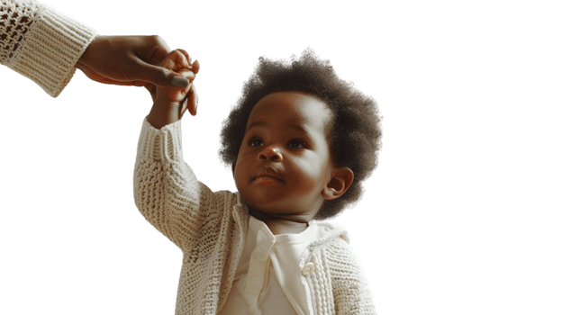 Baby Holding Hands Adorable Moment Childhood Innocence ParentChild Bond Newborn Joy First png