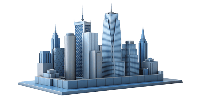 Advanced Cityscape Modern Urban Planning Design png