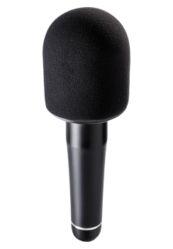 Professional Black Microphone for Vocal Recording and Studio Use png