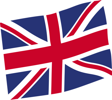 Waving UK flag png
