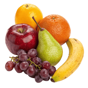 Mix fruits isolated png