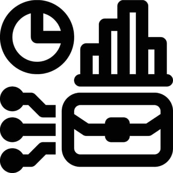 Business Intelligence, Business, Visualization Outline Icon vector