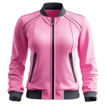 Pink sports Jacket isolated on transparent background png