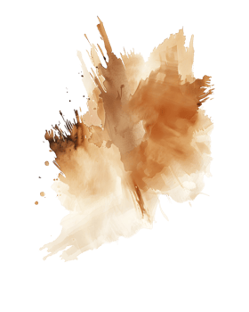 abstract watercolor artwork, blending earth-toned hues in a dynamic splash, evocative of energy and artistic expression. png