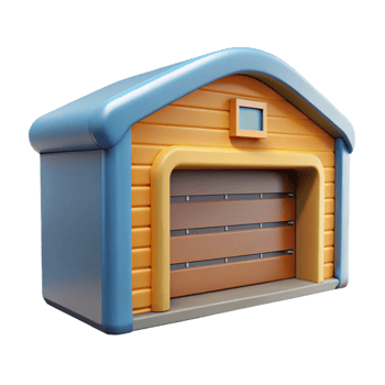 magnificent vintage Garage door panel, 4K png