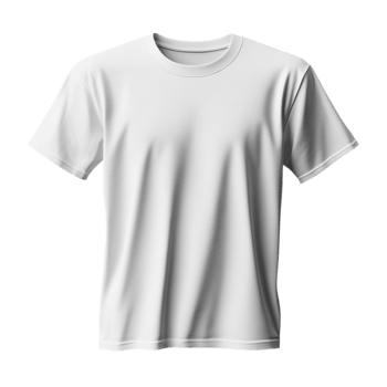 Classic White Short Sleeve T Shirt png