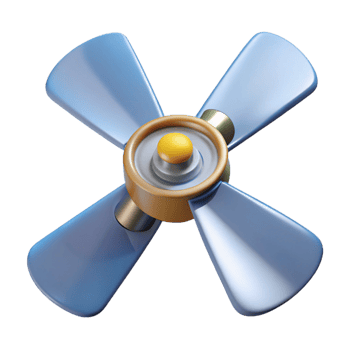 serene creative Ceiling fan blade, high resolution png