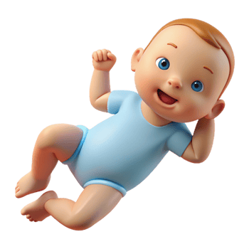 wonderful rustic Stretching newborn baby high resolution png