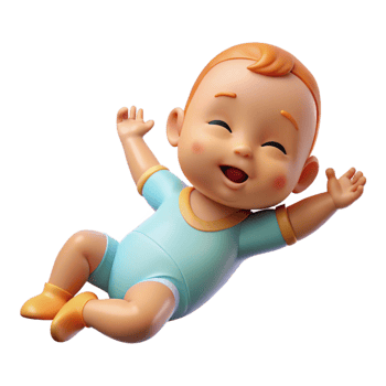 stunning classic Stretching newborn baby high resolution png