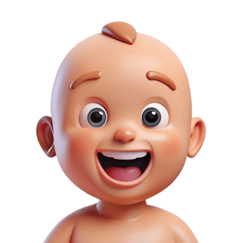 impressive traditional Smiling baby with first tooth professional png