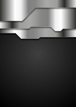 Abstract metal corporate background vector