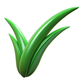 magnificent artistic Green blade of grass detailed png