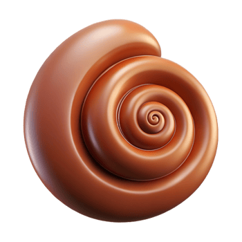 magnificent modern Brown seashell spiral exclusive png