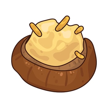 Stuffed Mushrooms illustration vector