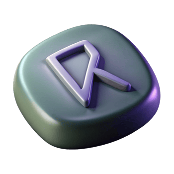 extraordinary abstract A single, magical rune inscribed on a smooth stone, genuine png