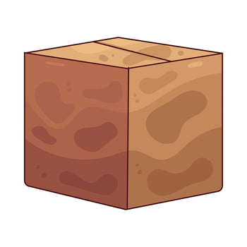illustration of a Cardboards Box vector