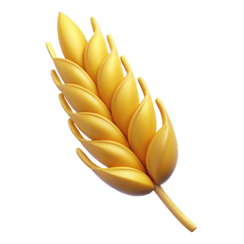 beautiful creative Wheat, Demeter's symbol, Greek mythology, premium png