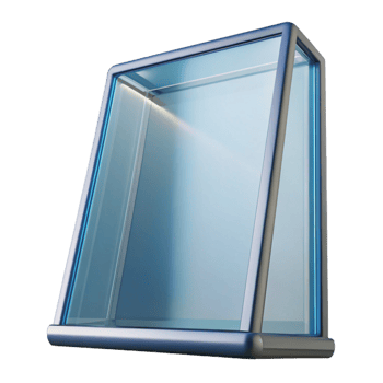 vibrant classic Glass pane exclusive png