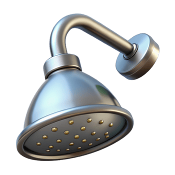 stunning artistic Shower head high resolution png